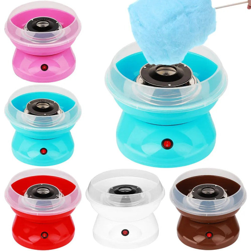 Electric Cotton Candy Machine – Mini Sugar Floss Maker for Kids & Parties