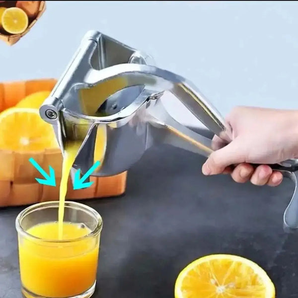 Stainless Steel Fruit Press Juicer – Heavy Duty Manual Citrus Squeezer | Lemon, Orange & Mosambi Juice Extractor