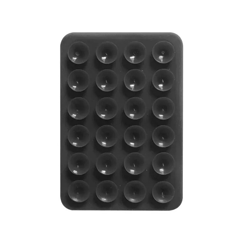 Pack of 3 Silicone Mobile Suction Pad – Strong Grip Anti-Slip Phone Holder (Reusable Stick Pad)
