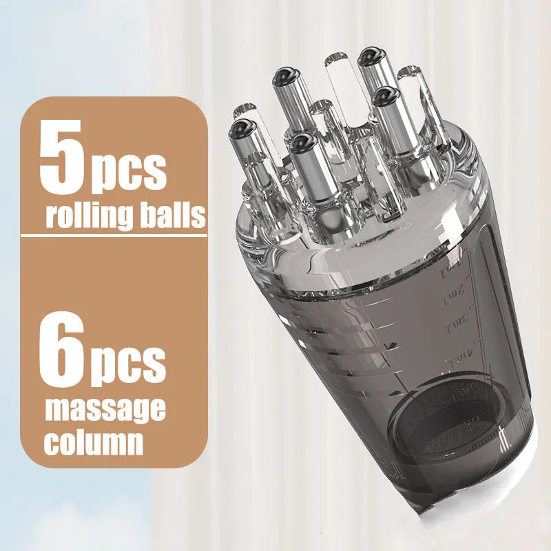 Hair Oil Applicator Bottle – Scalp Massage Oil Comb Dispenser | Precise & Mess-Free Hair Oiling Tool