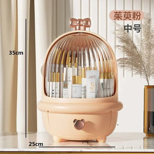 Acrylic Modern Organizer Box – Dustproof Cosmetic & Skincare Storage Case