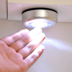 Pack of 3 LED Touch Cabinet Light – Wireless Stick On Light | Battery Operated Night Light for Kitchen, Wardrobe & Stairs