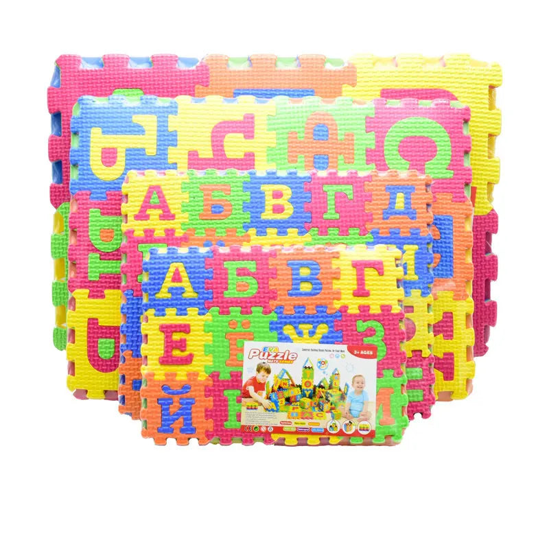 Baby Foam Puzzle Mat (A-Z & Numbers) | Soft EVA Play Mat for Kids