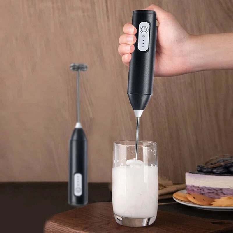 Rechargeable Coffee Beater – Electric Milk Frother | Double Loop