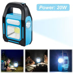 Hurry Bolt Rechargeable LED Light 20W – Portable Emergency Lamp with Torch & Hand