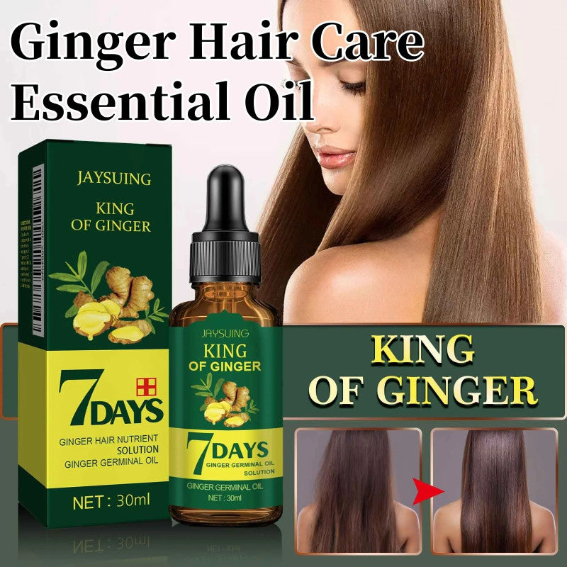 7 Day Ginger Hair Oil – Hair Growth, Anti Hair Fall & Strong Healthy Hair Solution