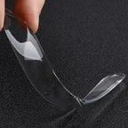 Pack of 2 Self Adhesive Strips (20pcs) – Strong Transparent Nano Tape | Multipurpose Fixing Strips