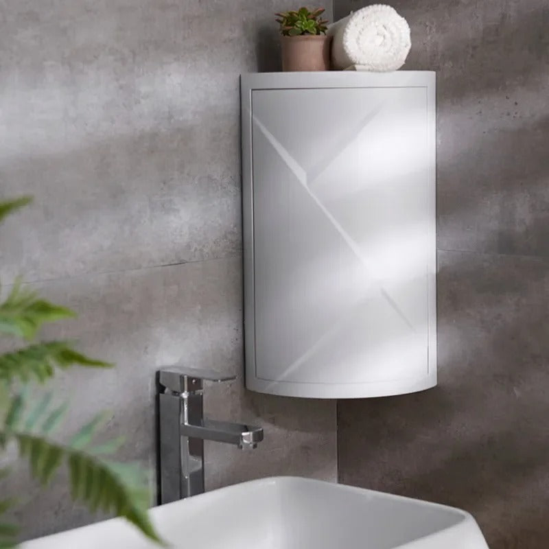 EMSA Bathroom Cabinet – Double Layer Corner Storage Organizer