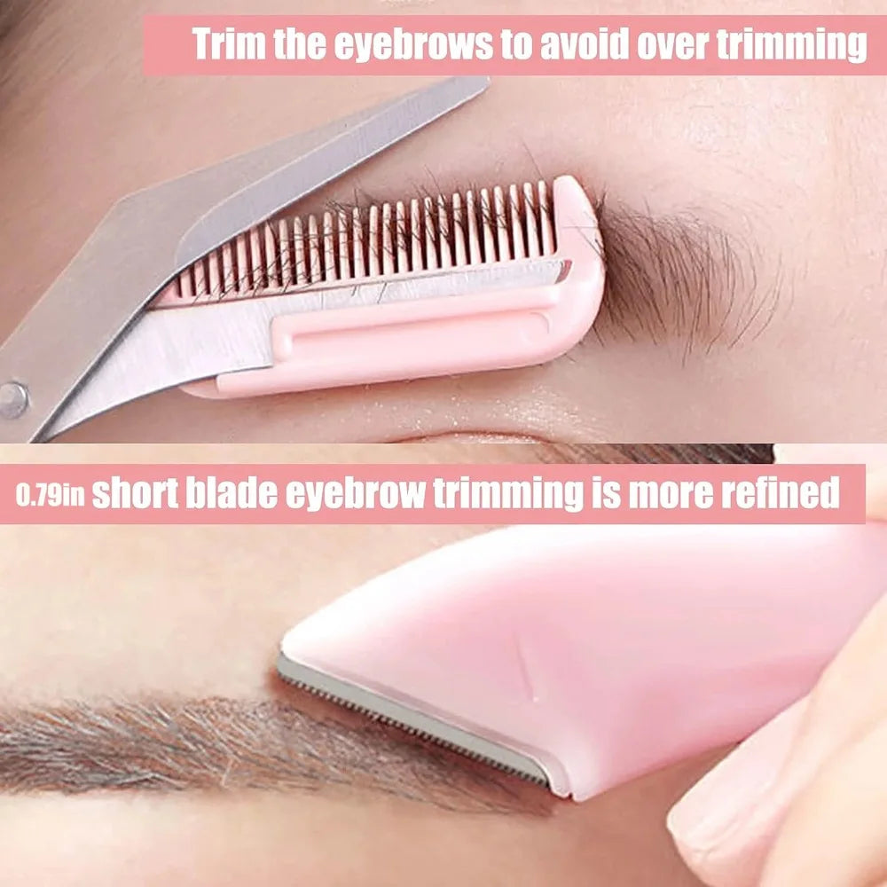 Eyebrow Scissors with Comb – Precision Brow Trimming Tool for Perfect Shape