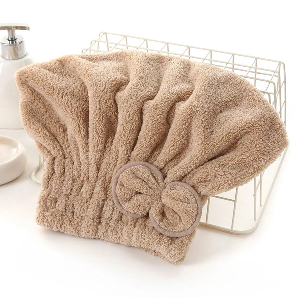 Pack of 2 Bath Towel cap