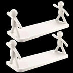 Floating Wall Shelf for Bedroom – Modern Storage Rack (No Drill, Space Saving Design)