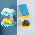 Pack of 2 Sunflower Soap Holder 2 Layer – Wall Mounted Self Draining Soap Dish 🌻