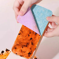 Pack of 2 Rainbow Microfiber Reusable Dishcloth – Multi-Purpose Kitchen Cleaning Cloth