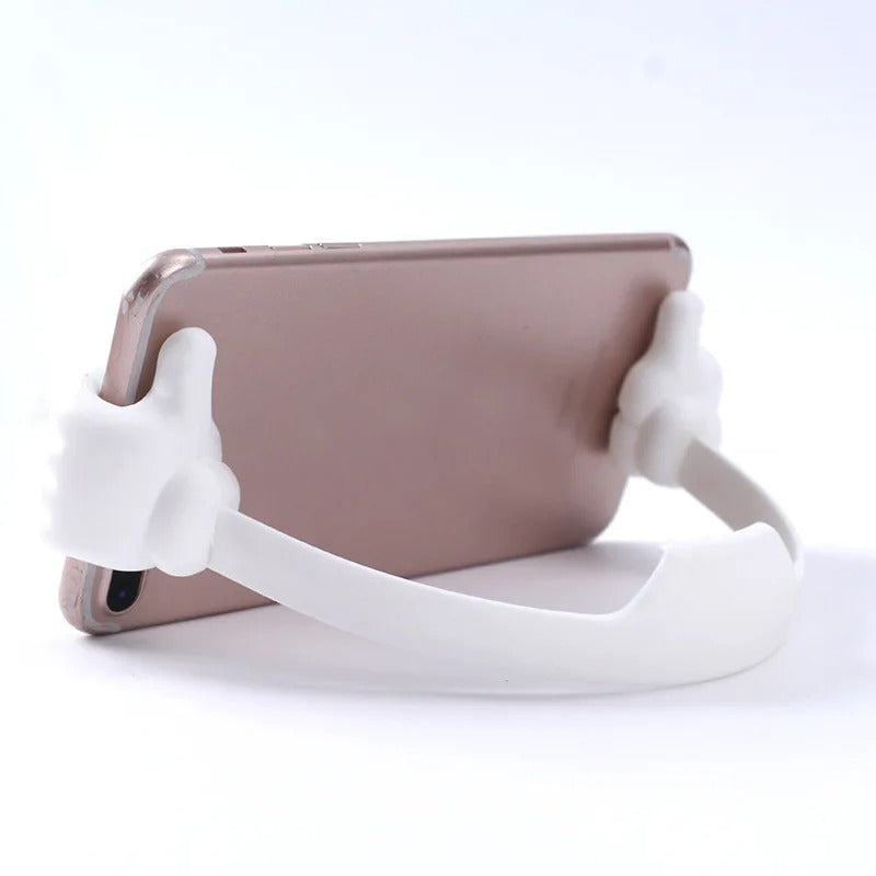 Thumbs-Up Mobile Stand – Cute Flexible Phone Holder for Desk