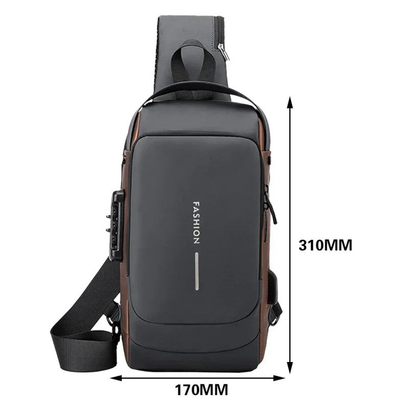 Black bag cross shoulder Fashion Sport Bag