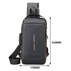 Black bag cross shoulder Fashion Sport Bag