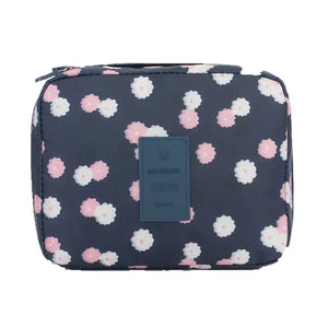 Travel Makeup Pouch – Waterproof Cosmetic Organizer Bag with Compartments