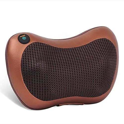 Shiatsu Car Pillow Massager – Electric Neck & Back Massager with Heat | Relaxation Cushion