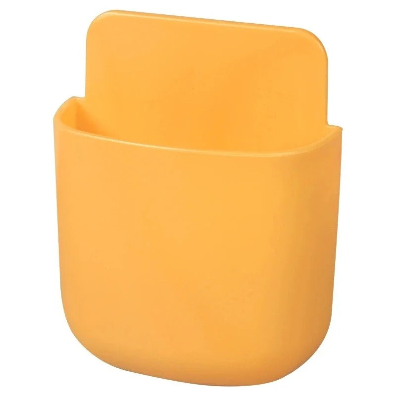 Pack of 2 Wall Mounted U Mobile Holder – Multi-Purpose Storage Pocket Organizer