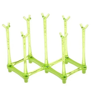 Glass Drying Stand – Plastic Cup Holder Rack | Kitchen Glass Organizer & Drain Stand