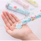 Pack of 3 Flower Paper Soap Tube – Portable Travel Hand Wash Sheets 🌸✨