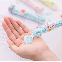 Pack of 3 Flower Paper Soap Tube – Portable Travel Hand Wash Sheets 🌸✨