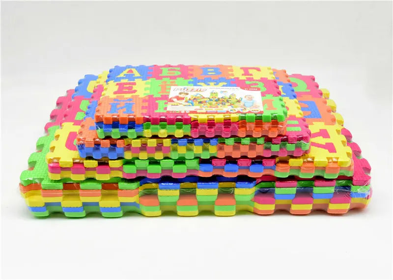 Baby Foam Puzzle Mat (A-Z & Numbers) | Soft EVA Play Mat for Kids