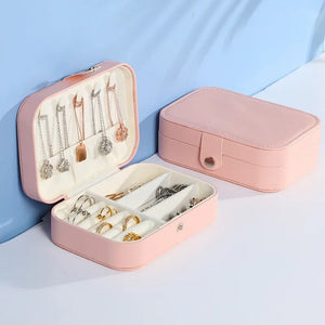 Large Leather Jewellery Box – Premium Organizer Case for Rings, Necklaces & Accessories