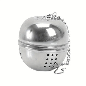 Pack of 2 Tea Ball Infuser – Stainless Steel Loose Tea Strainer | Reusable Tea Filter with Chain