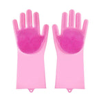 Silicone Washing Gloves – Multi Purpose Cleaning & Dishwashing Gloves with Scrubber