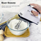 Scarlett Electric Hand Mixer – 7 Speed Egg Beater for Baking, Cream & Dough Mixing