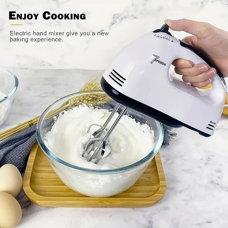 Scarlett Electric Hand Mixer – 7 Speed Egg Beater for Baking, Cream & Dough Mixing