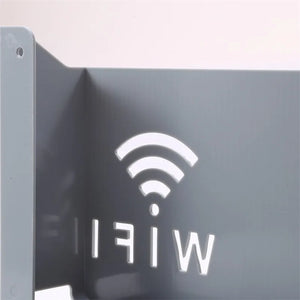 Wall Mounted WiFi Router Storage Box – Cable Organizer & Router Shelf