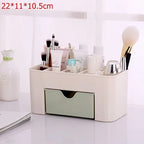 Cosmetic Organizer Box with Drawer – Makeup & Skincare Storage Holder