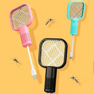 Mini Mosquito Racket – USB Rechargeable Electric Bug Zapper