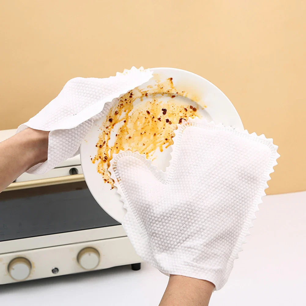 Dust Remover Gloves (10pcs) – Disposable Cleaning Gloves for Kitchen & Home
