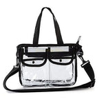 Transparent Cosmetic Bag – Waterproof Makeup Organizer with Shoulder Strap