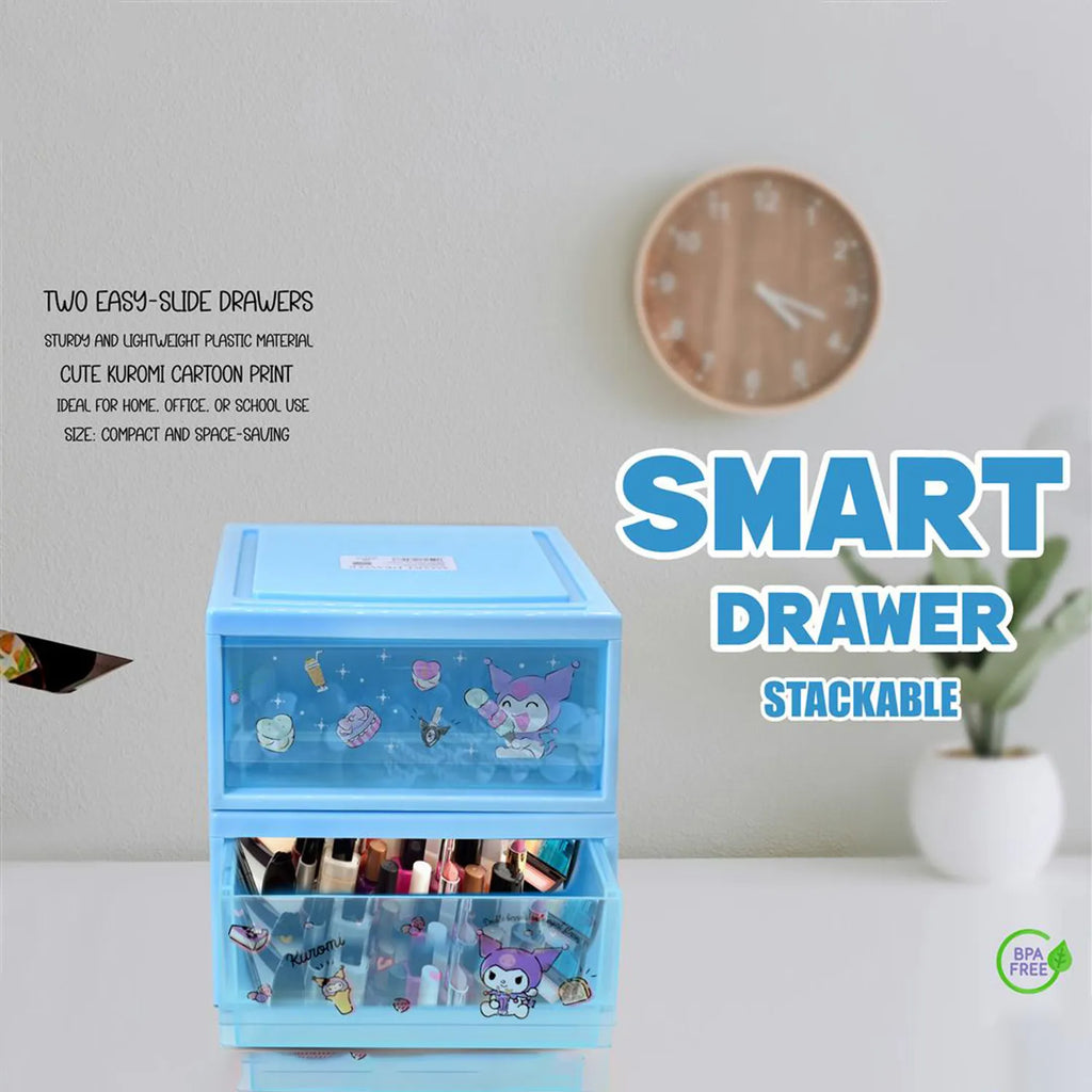 Royal Smart Drawer – 2 Layer Plastic Storage Organizer Box (Multi-Color)