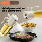2-in-1 Oil Dispenser Bottle – Spray & Pour Kitchen Oil Sprayer