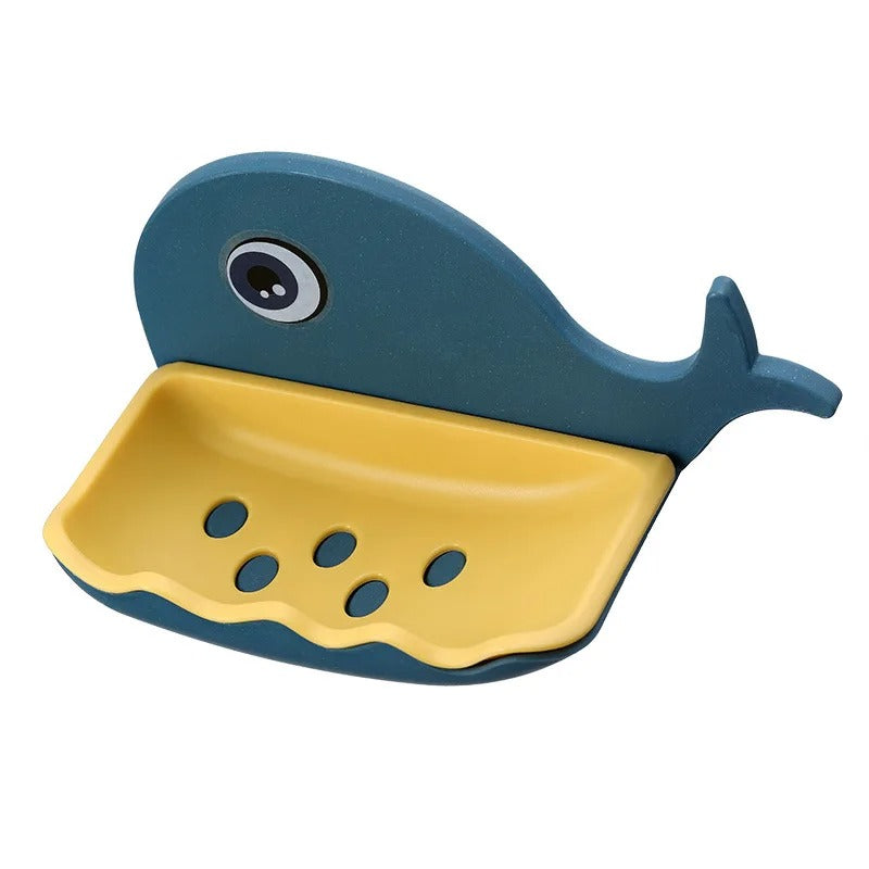 Fish Soap Holder – Cute Wall Mounted Soap Dish with Drain Holes