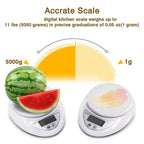 Digital Kitchen Weight Scale with Bowl – Accurate Food & Baking Scale