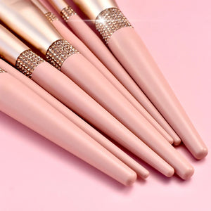 BH Cosmetics 12pcs Makeup Brush Set with Bucket Holder – Super Soft Professional Cosmetic Brushes Kit