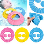 Pack of 2 Kids Shower Cap – Adjustable Baby Bath Shampoo Shield Hat