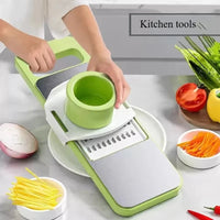 5 in 1 Vegetable Slicer Cutter – Multi Function Mandoline Slicer | Kitchen Chopper & Grater Tool