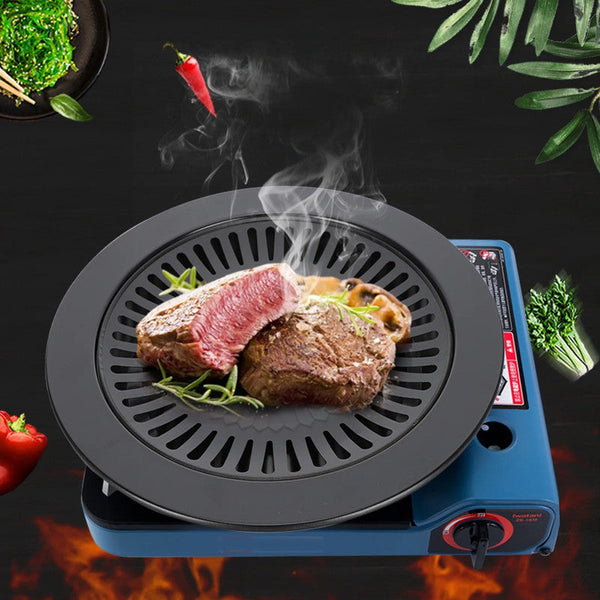Stove Top BBQ Grill Pan – Non-Stick Portable Grill for Gas Stove | Indoor BBQ & Steak Grill Plate