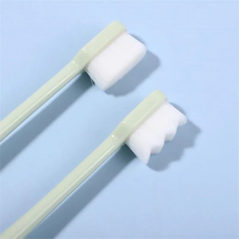 Pack of 3 Nano Toothbrush Ultra Soft – Deep Cleaning Gentle Bristles for Sensitive Teeth & Gums