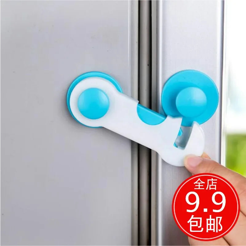 Pack of 3 Child Safety Lock (Blue) – Multi-Purpose Cabinet & Drawer Lock | Baby Safety Protector
