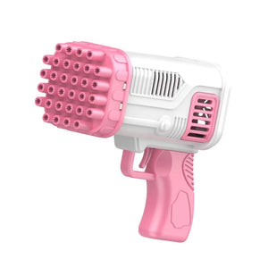32 Hole Bubble Gun Bazooka for Kids – Automatic Bubble Blaster Toy