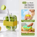Cool Ice Cube Bottle 800ML – Built-in Ice Mold Water Bottle