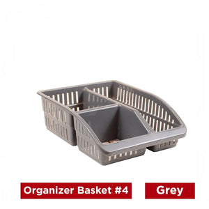 Organizer Basket #4 – Multi-Purpose Plastic Storage Basket | Kitchen, Fridge & Home Organizer